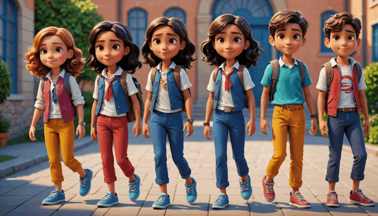 Retour à l’École : Les Tenues Indispensables pour la Rentrée des Classes (Jupe Fille, Pantalon Garçon).